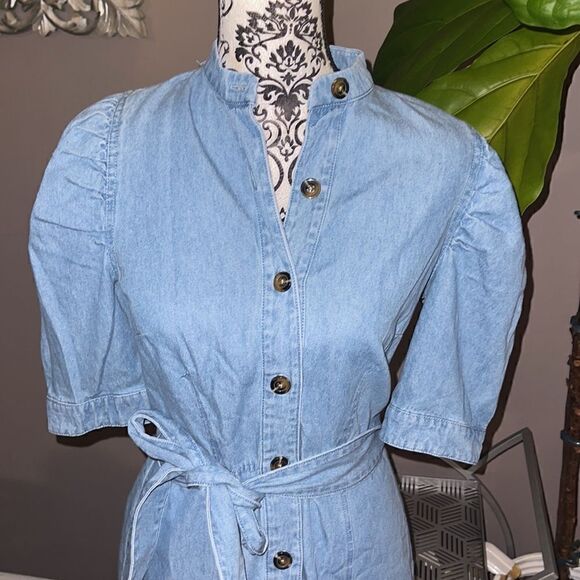 Who what wear denim buttoned down dress - Picture 2 of 5